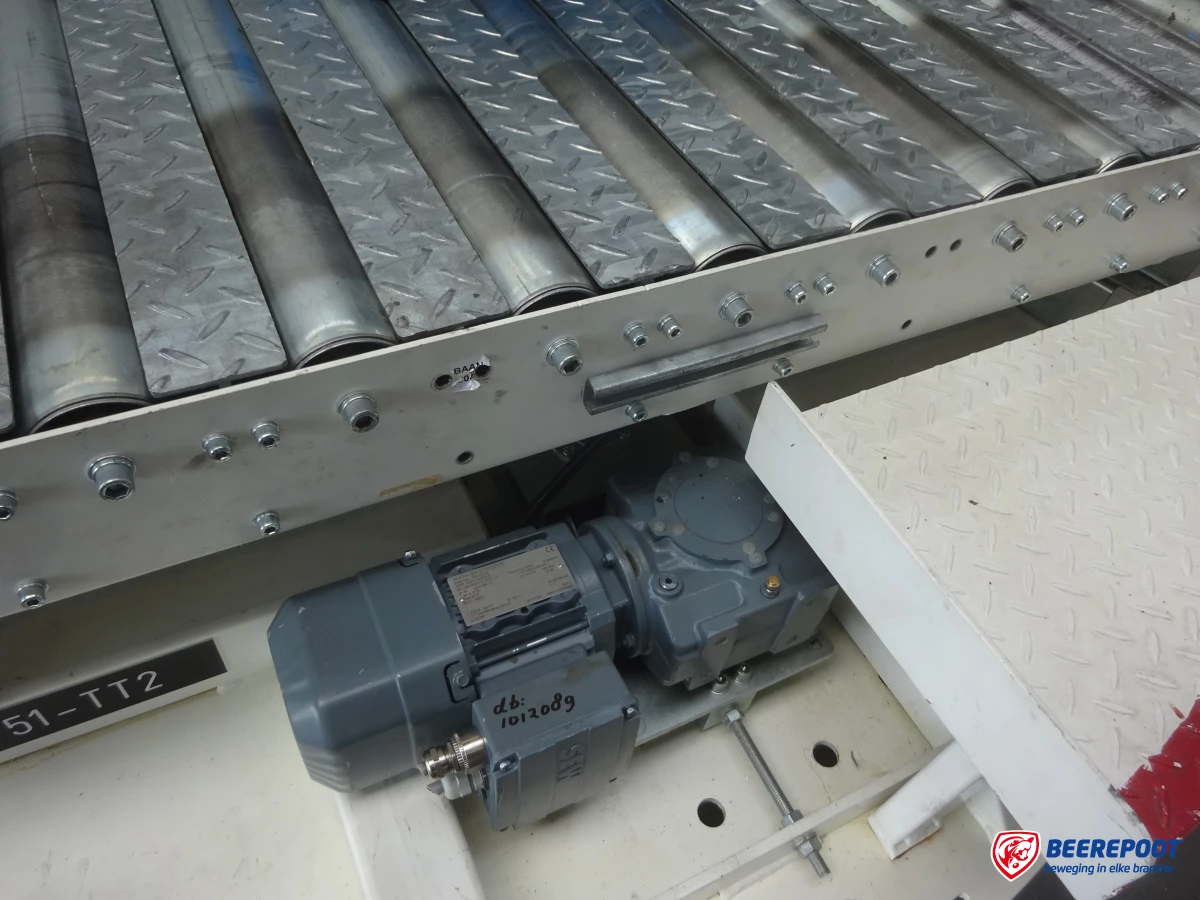 Roterende rollenbaanwissel